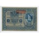 AUSTRIA 1902 RESELLADO 1000 CORONAS COLOR AZUL Y CELESTE BILLETE EN BUEN ESTADO